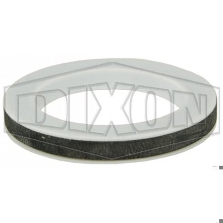 Dixon Cam and Groove Envelope Gasket, 2 in Nominal, PTFE, Domestic 200GTFEP